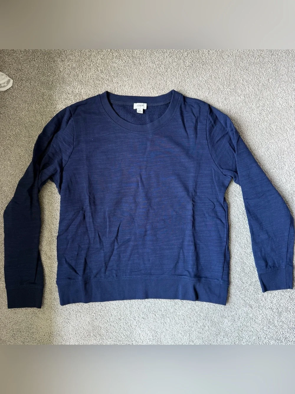 J.Crew 100% cotton terry sweatshirt